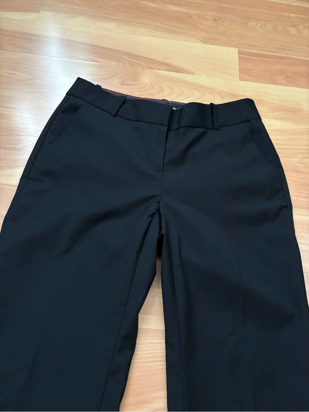 J. Crew NEW Black 100% Wool Hutton Trouser Pants Size 2P Business Casual Career